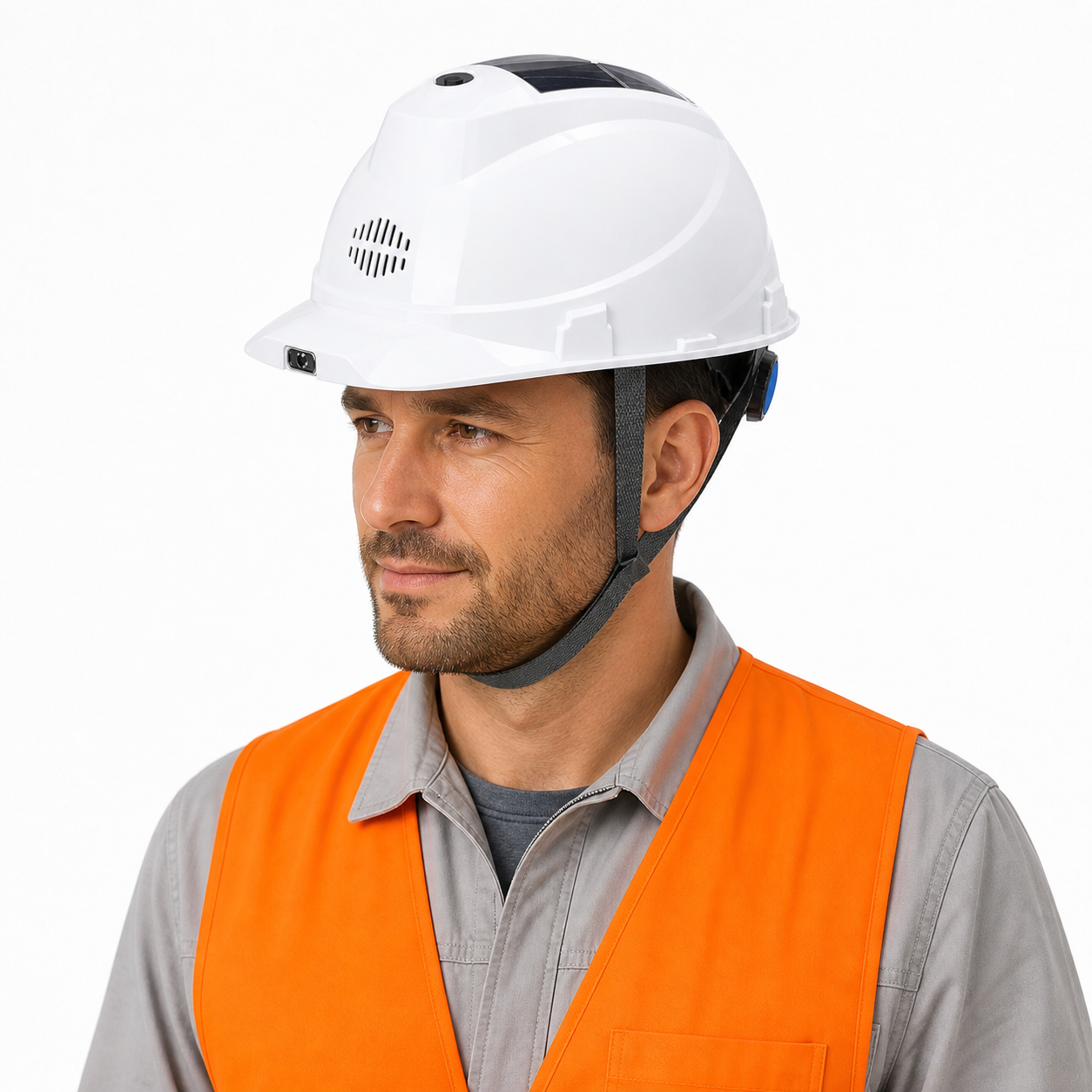 Solar Cooling Fan Helmet