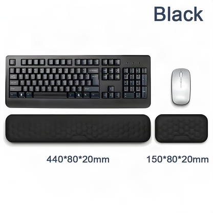 Memory Foam Keyboard and Mouse Wrist Rests