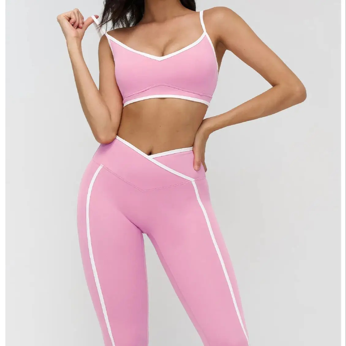 Color-Block Yoga Set