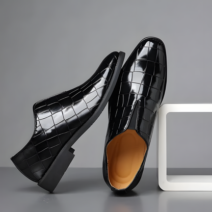Men's Textured Slip-On Shoes