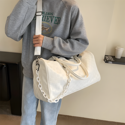 Plaid Travel Duffel