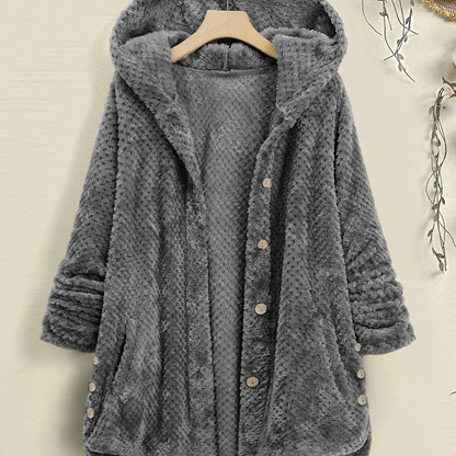 Hooded Fleece Cardigan