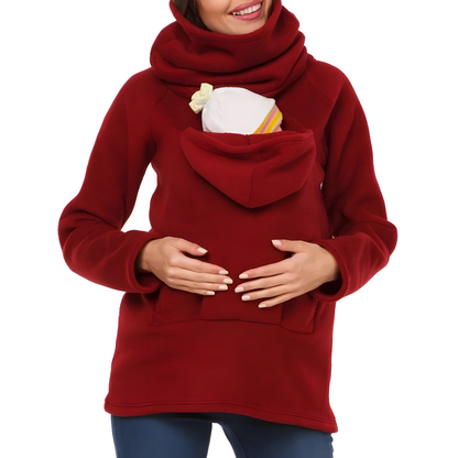 Kangaroo Pocket Maternity Hoodie