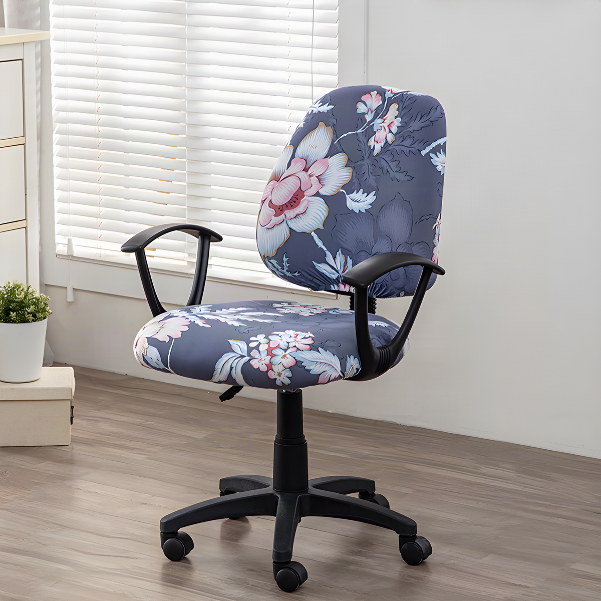 Two-Piece Stretch Office Chair Cover