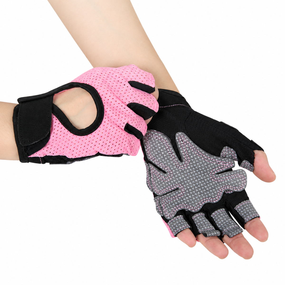 Padded Half-Finger Workout Gloves
