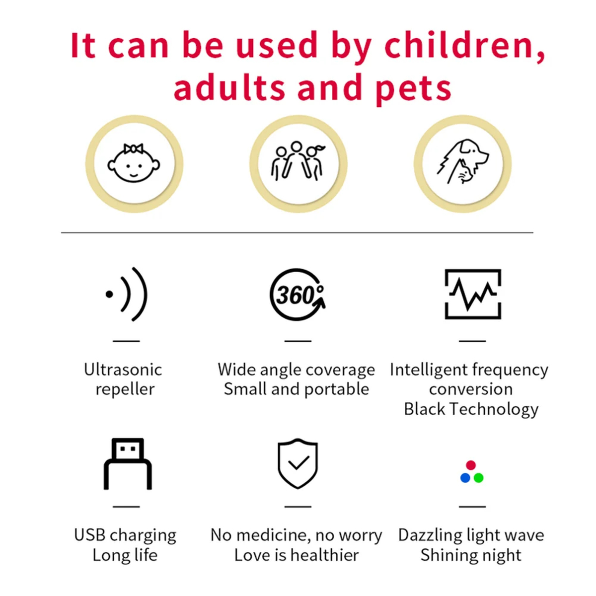 USB Ultrasonic Pet Repeller