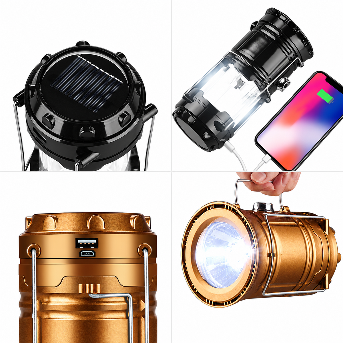 Collapsible Solar Camping Lantern