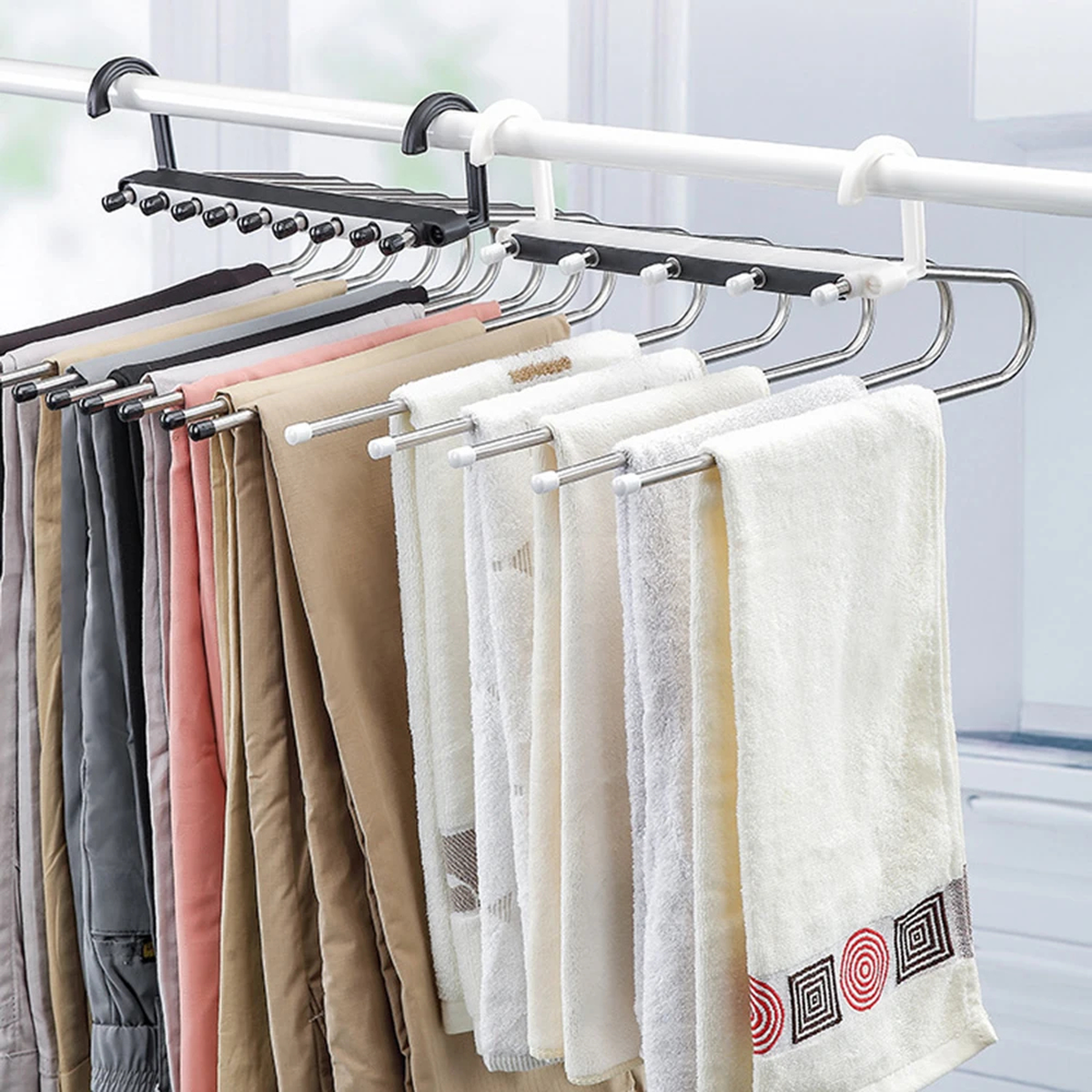 Folding Multi-Layer Trouser Hanger