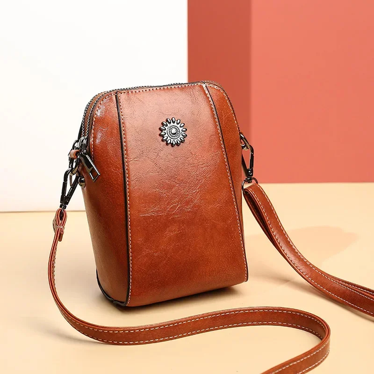 Vertical Phone Crossbody Bag