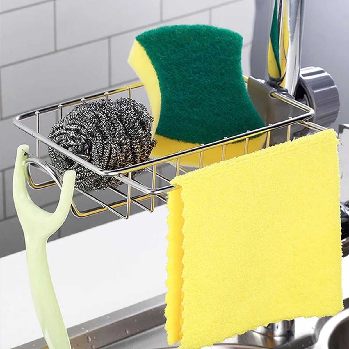 Adjustable Faucet Sink Rack