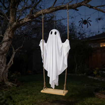 Ghost Swing Halloween Decoration