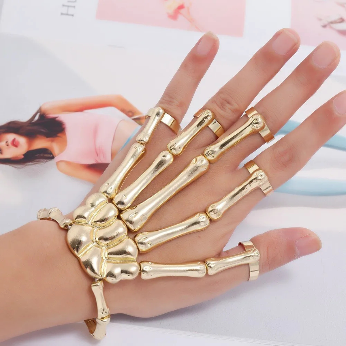 Skeleton Hand Bracelet