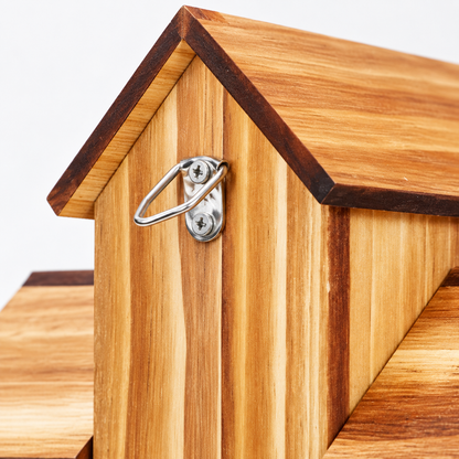 Wooden Multi-House Bird Shelter