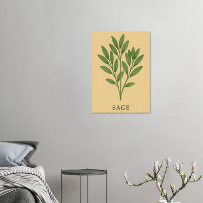 Frukter: Välsmakande Vintagetryck med Botaniska Örter – Välj din Perfekta Storlek