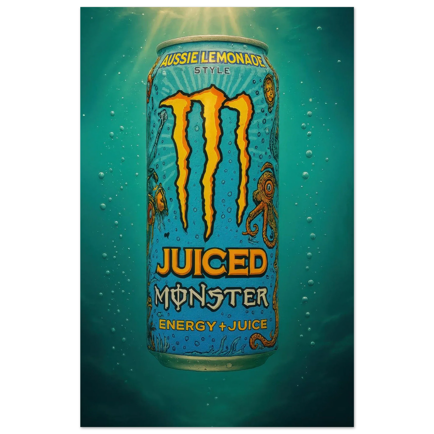 Monster AUSSIE LEMONADE Poster - Choose Your Perfect Size