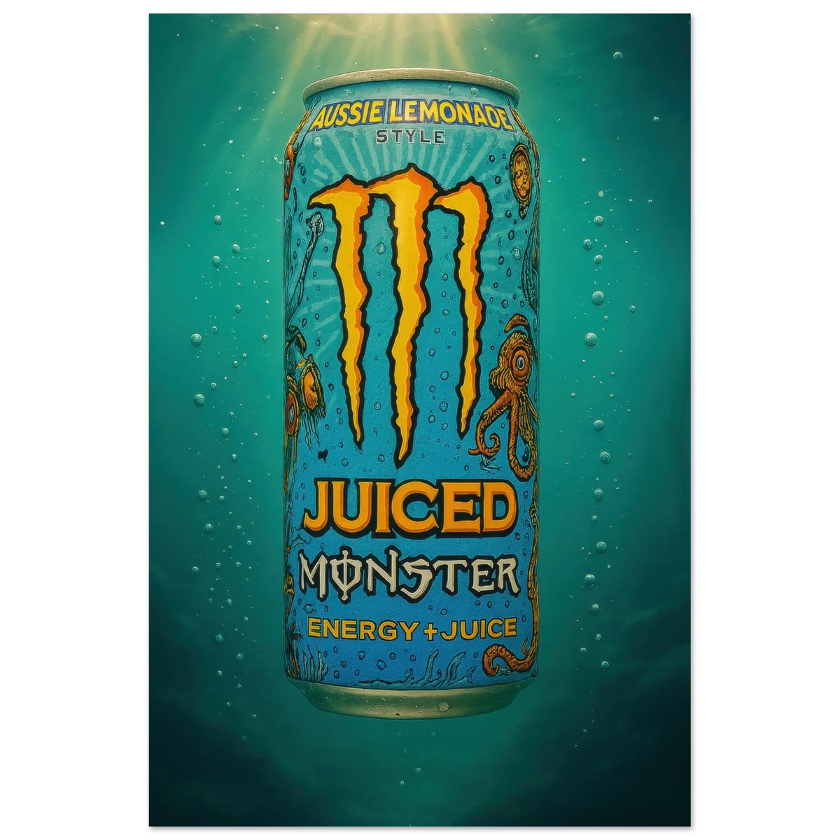Monster AUSSIE LEMONADE Poster - Choose Your Perfect Size