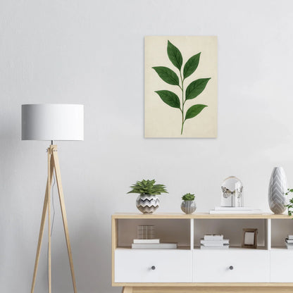 Frukter Botanisk Grönska Konsttryck – Detaljerad Bladillustration på Premiumpapper, Välj Din Storlek