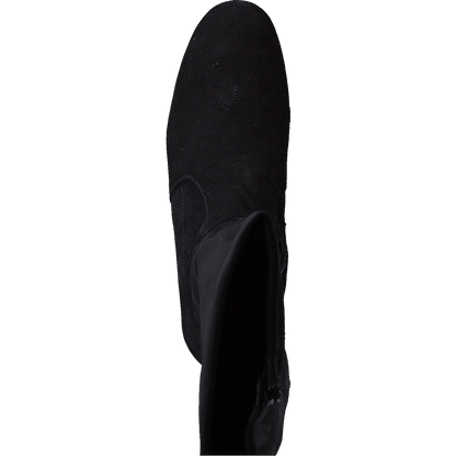 500 Black Suede Stretch Black