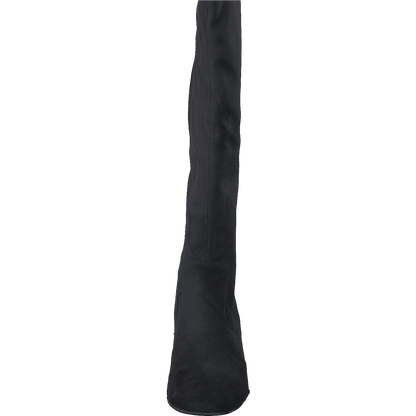 500 Black Suede Stretch Black