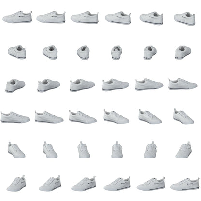 Low Cut Shoe Smu Crew White