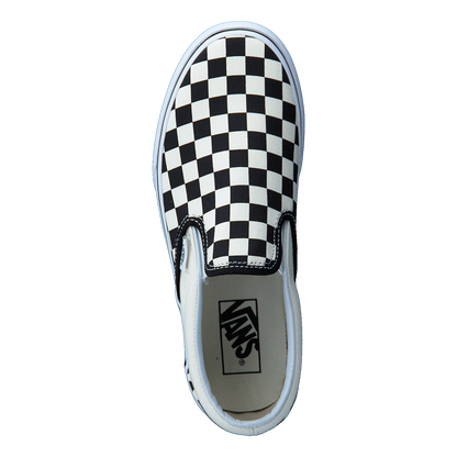 Ua Classic Slip-on Platform Black And White Checker/white