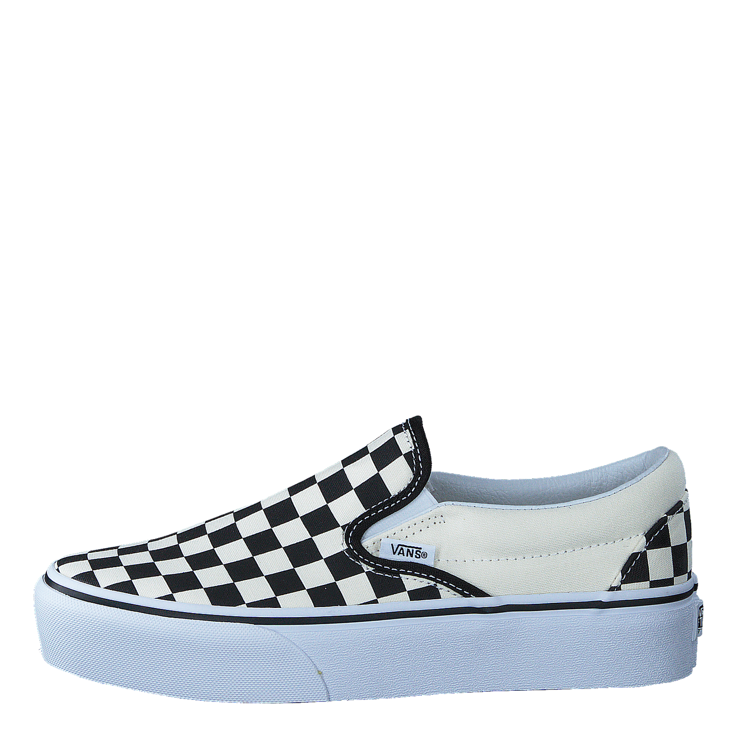 Ua Classic Slip-on Platform Black And White Checker/white
