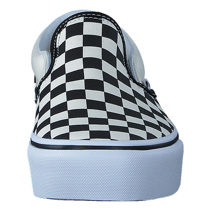 Ua Classic Slip-on Platform Black And White Checker/white