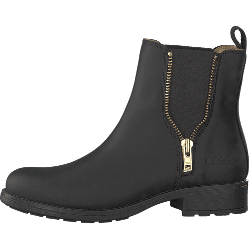 Low Chelsea Boot Black/shiny Gold