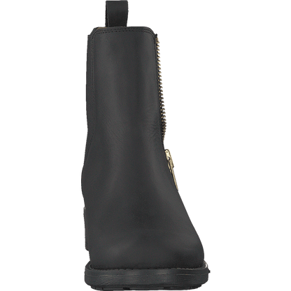 Low Chelsea Boot Black/shiny Gold