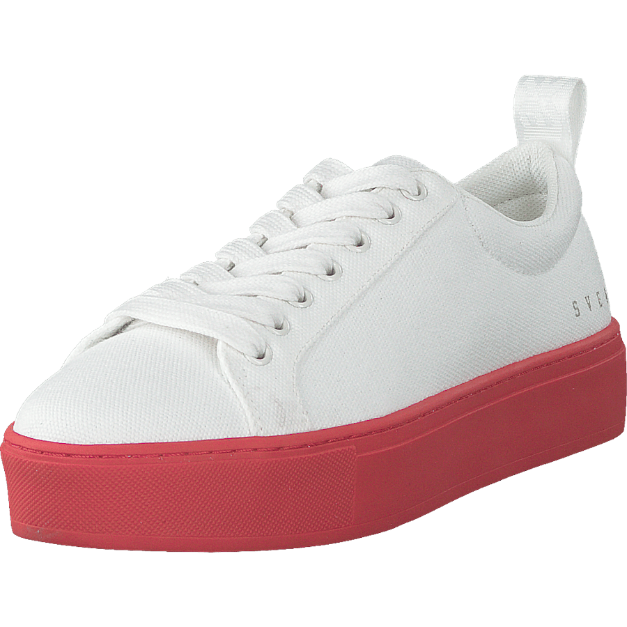 Arlo Three Antique White, Red Outsole