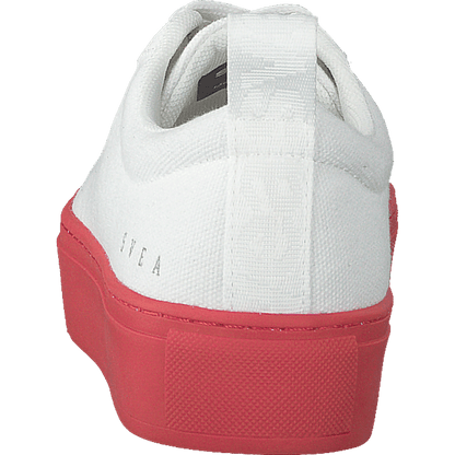 Arlo Three Antique White, Red Outsole