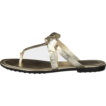 Gomma Bow Sandal Flan