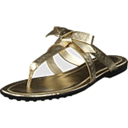 Gomma Bow Sandal Flan