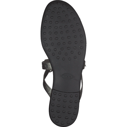 Gomma Bow Sandal Flan