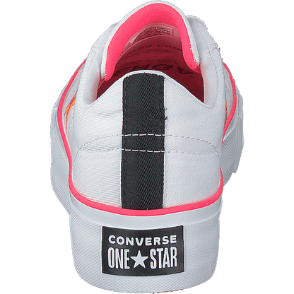 One Star Platform White / Racer Pink / Orange