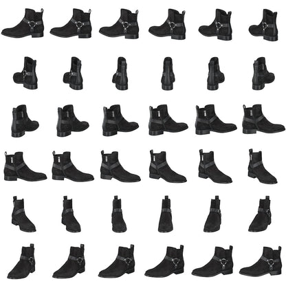 Fay Mid Zip Boot G00 Black