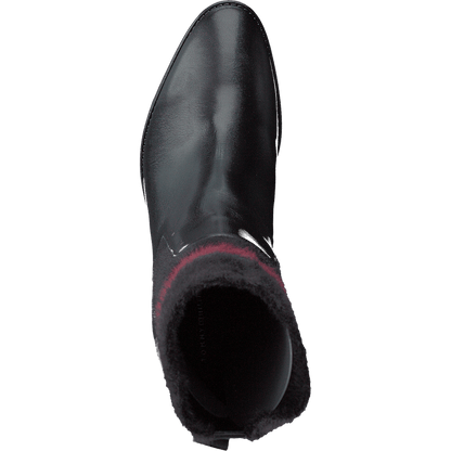 Cosy High Heel Leather Black