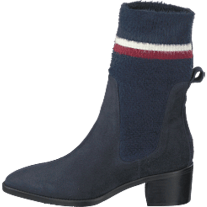 Cosy Mid Heel Suede Cki Midnight