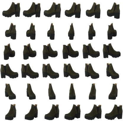 Mid Platform Boot Green