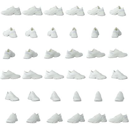 Biacase Laced Knit Sneaker 804 White 4