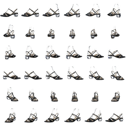 The Gem Sandal Black