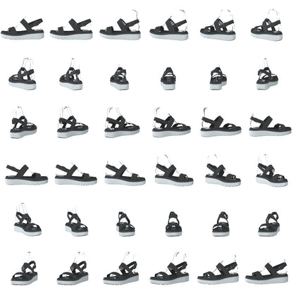 Safari Dawn 2 Band Sandal Jet Black
