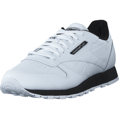 Cl Leather Mu White/black/silvmt