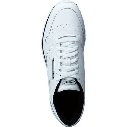Cl Leather Mu White/black/silvmt