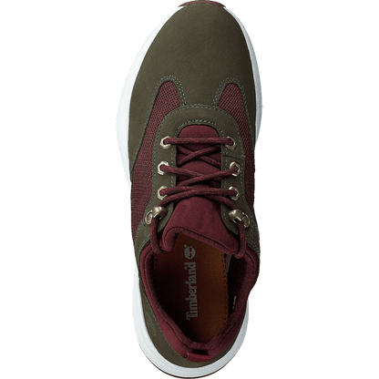 Boroughs Low Sneaker Hkr Dark Green Nubuck