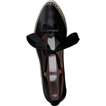 The Mouse Platform Espadrille Black
