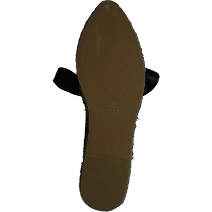 The Mouse Platform Espadrille Black