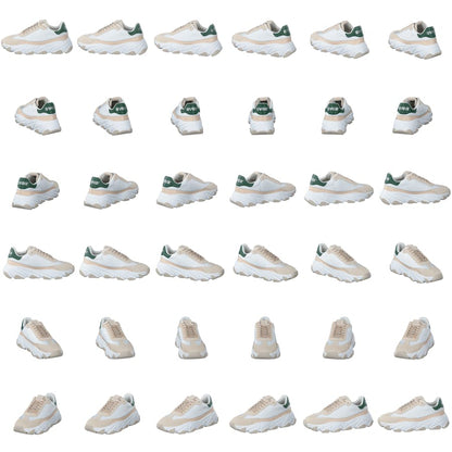 Lace Sneaker Broken White