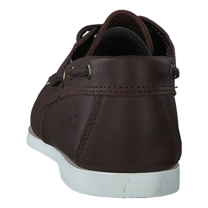 Cedar Bay Boat Shoe Dk Brown Full Grain