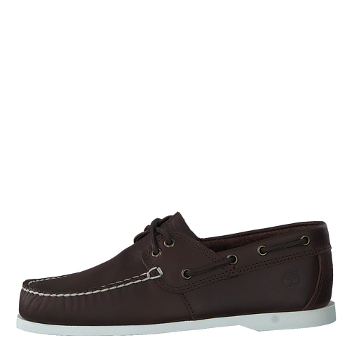 Cedar Bay Boat Shoe Dk Brown Full Grain